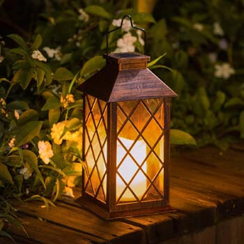 2. TAKE ME Solar Lantern, Outdoor Garden Hanging Lantern