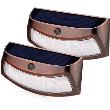 8. Solar Lights Outdoor, xtf2015 Copper Outdoor Step Lights