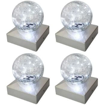 7. SunnyPark Outdoor Post Cap Light