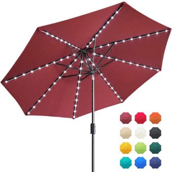 4. EliteShade Sunbrella Solar Umbrellas