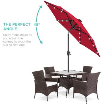 6. Best Choice Products Market Table Patio Umbrella