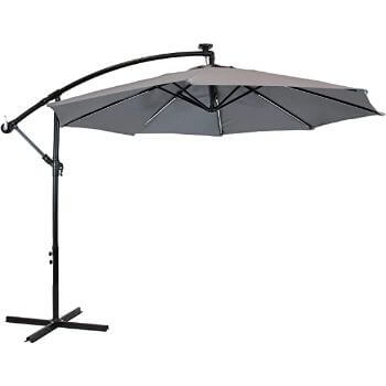 5. Sunnydaze Outdoor Cantilever Patio Umbrella