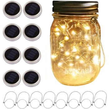 8. StarryMine Solar Mason Jar Light